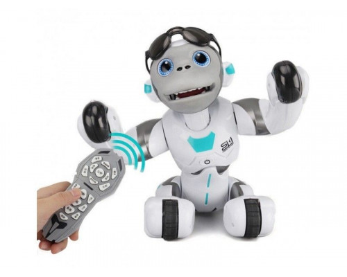 Радиоуправляемый робот-обезьяна LENENG TOYS K12 Orangutan звук, свет, танцы