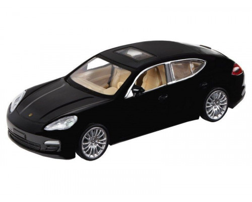 Машина АВТОПАНОРАМА Porsche Panamera S, черный, 1/32, свет, звук, инерция, в/к 17,5*13,5*9 см