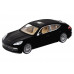 Машина АВТОПАНОРАМА Porsche Panamera S, черный, 1/32, свет, звук, инерция, в/к 17,5*13,5*9 см
