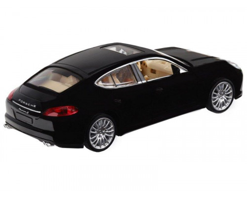 Машина АВТОПАНОРАМА Porsche Panamera S, черный, 1/32, свет, звук, инерция, в/к 17,5*13,5*9 см