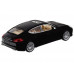 Машина АВТОПАНОРАМА Porsche Panamera S, черный, 1/32, свет, звук, инерция, в/к 17,5*13,5*9 см