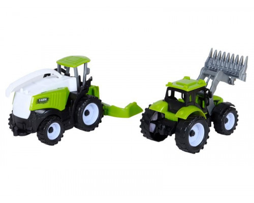 Комбайн AUTODRIVE  с косилкой и трактором инерционные, в/к 26*6,5*8,8 см