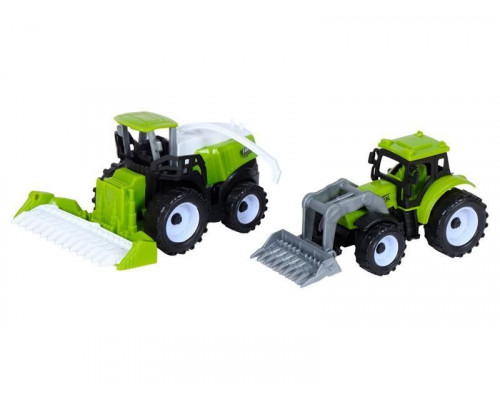 Комбайн AUTODRIVE  с косилкой и трактором инерционные, в/к 26*6,5*8,8 см