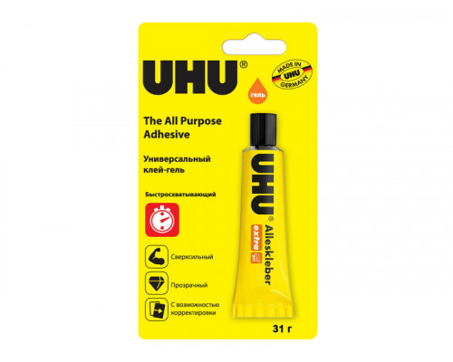 Клей-гель универсальный UHU Alleskleber, 33 мл,блистер