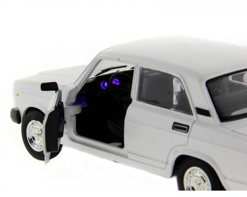 Машина АВТОПАНОРАМА ВАЗ 2107,1/24, Pull Bаck механизм, в/к 10*12*22 cм