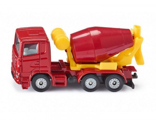 Бетономешалка Siku 0813, красно-жёлтая