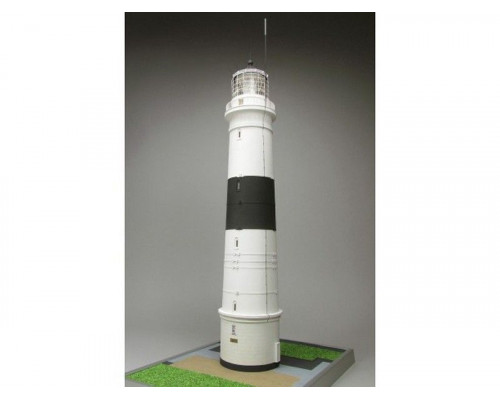 Сборная картонная модель Shipyard маяк Lighthouse Kampen with buildings (№74), 1/87