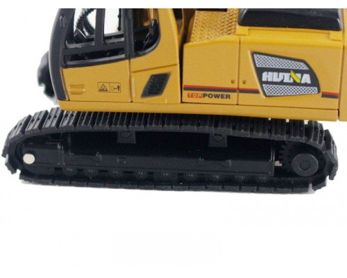 Металлический экскаватор с отбойным молотом HUI NA TOYS 1/60