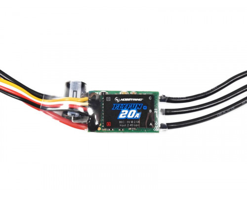 Бесколлекторный регулятор Hobbywing Flyfun-20A-V5 (20A-30A, Aircraft)