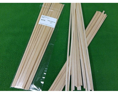Деревянные рейки 0,6х5, длина 300 мм, 50 шт, ольха