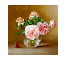 Алмазная мозаика 30х30 БУЗИН. ЛЕТНИЙ ДЕНЬ (26 цветов)