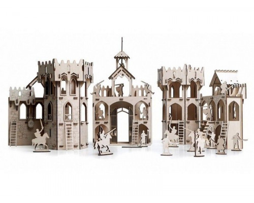 Деревянный конструктор Lemmo Рыцарский замок, 389 деталей