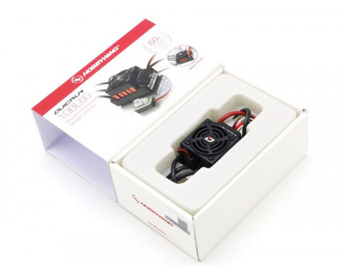 Бесколлекторный бессенсорный регулятор Hobbywing QuicRun-WP-10BL60 (60A-380A, 1/10)