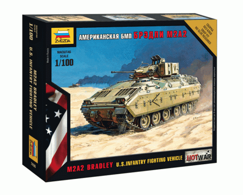 Сборная модель ZVEZDA Американская БМП Бредли, 1/100