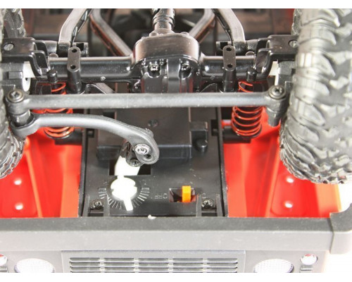 Радиоуправляемая машина MN MODEL английский внедорожник Defender (красный) 4WD 2.4G 1/12 RTR