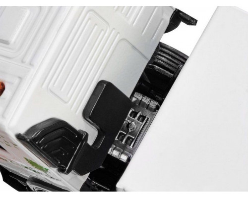 Машина АВТОПАНОРАМА Volvo мусоровоз, белый, 1/50, свет, звук, в/к 28*14*10 см