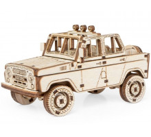 Деревянный конструктор Lemmo Внедорожник "Алькор-М", 70 деталей
