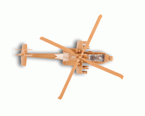 Сборная модель ZVEZDA Американский вертолёт Апач, 1/144