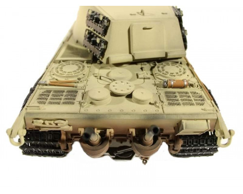 Радиоуправляемый танк Torro King Tiger 1/16, откат ствола (для ИК боя) V3.0 2.4G RTR