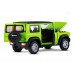 Машина АВТОПАНОРАМА Suzuki Jimny, 1/18, зеленый, свет, звук, в/к 24,5х12,5х10,5 см