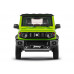Машина АВТОПАНОРАМА Suzuki Jimny, 1/18, зеленый, свет, звук, в/к 24,5х12,5х10,5 см