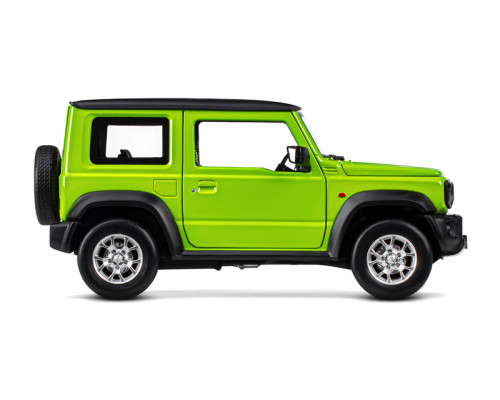Машина АВТОПАНОРАМА Suzuki Jimny, 1/18, зеленый, свет, звук, в/к 24,5х12,5х10,5 см