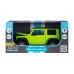 Машина АВТОПАНОРАМА Suzuki Jimny, 1/18, зеленый, свет, звук, в/к 24,5х12,5х10,5 см