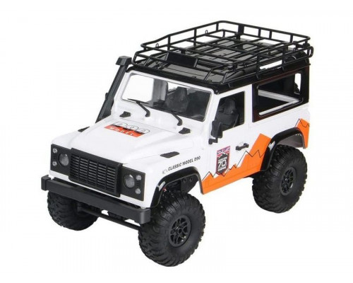 Радиоуправляемая машина MN MODEL английский внедорожник Defender  D90 (белый) 4WD 2.4G 1/12 RTR