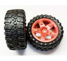 Колеса в сборе для шорт-корса и багги Remo Hobby 1/16, тюнинг