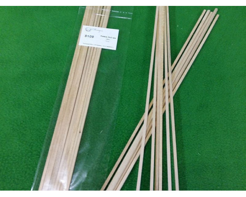 Деревянные рейки 3х3 мм, длина 300 мм, липа, 10 шт