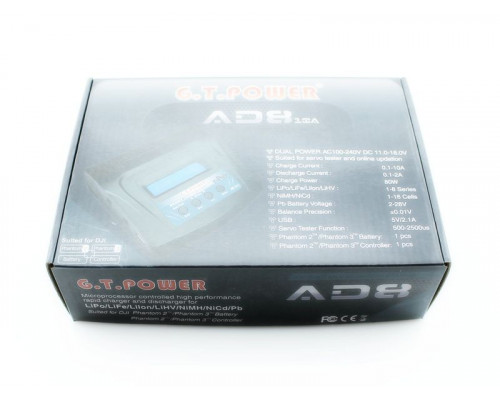 Универсальное зарядное устройство G.T.Power AD8