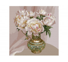 Картина по номерам 30х30 Бузин. В серебряном сосуде (21 цвет)