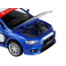 Машина АВТОПАНОРАМА Mitsubishi Lancer Evolution, 1/32, синий, свет, звук, в/к 18*9*13,5 см