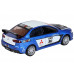 Машина АВТОПАНОРАМА Mitsubishi Lancer Evolution, 1/32, синий, свет, звук, в/к 18*9*13,5 см