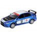 Машина АВТОПАНОРАМА Mitsubishi Lancer Evolution, 1/32, синий, свет, звук, в/к 18*9*13,5 см