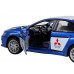 Машина АВТОПАНОРАМА Mitsubishi Lancer Evolution, 1/32, синий, свет, звук, в/к 18*9*13,5 см