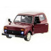 Машина АВТОПАНОРАМА ВАЗ 2121 бордовая,1/22, инерция, Pull Bаck механизм, в/к 10*12*22 cм