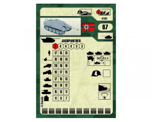 Сборная модель ZVEZDA Немецкий тяжяжёлый истребитель танков Ягдпантера, 1/100