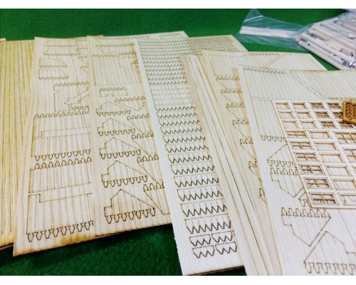 Сборная деревянная модель СВМодель. Троицкая церковь, 8980 деталей, 1/72