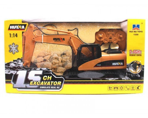 Радиоуправляемый экскаватор HUI NA TOYS 2.4G 15CH 1/16 RTR