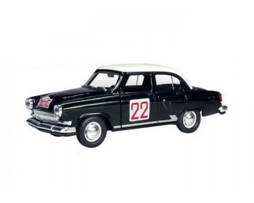 Машина Autotime ГАЗ-21 ВОЛГА ралли 1964 год 1:43