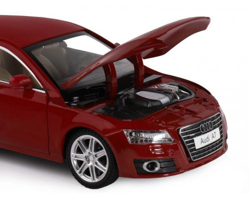 Машина АВТОПАНОРАМА Audi A7, красный, 1/24, свет, звук, в/к 24,5*12,5*10,5 см