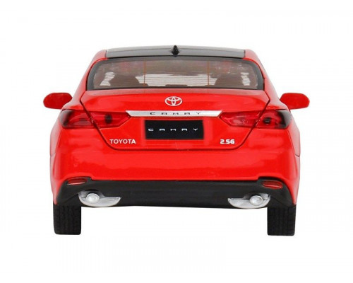 Машина АВТОПАНОРАМА Toyota Camry, красный, 1/32, свет, звук, инерция, в/к 17,5*13,5*9 см