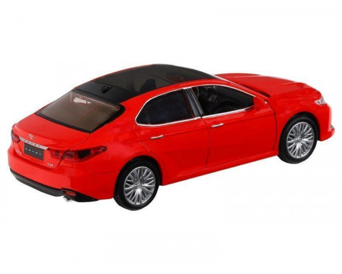 Машина АВТОПАНОРАМА Toyota Camry, красный, 1/32, свет, звук, инерция, в/к 17,5*13,5*9 см