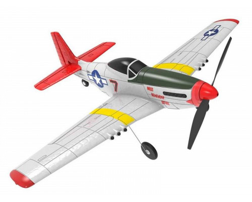 Радиоуправляемый самолет Volantex RC P51D 400мм (красный) 2.4G 4ch LiPo RTF with Gyro
