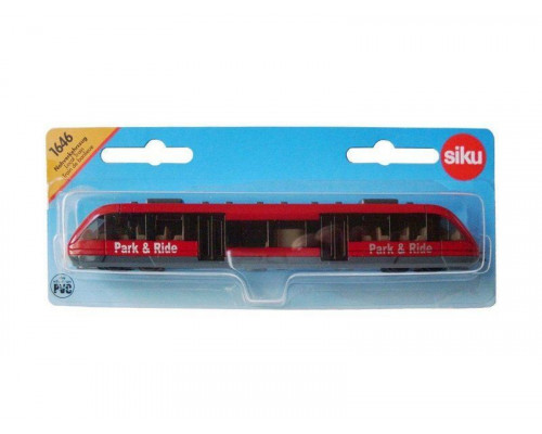 Поезд Siku 1646 пригородный, красный