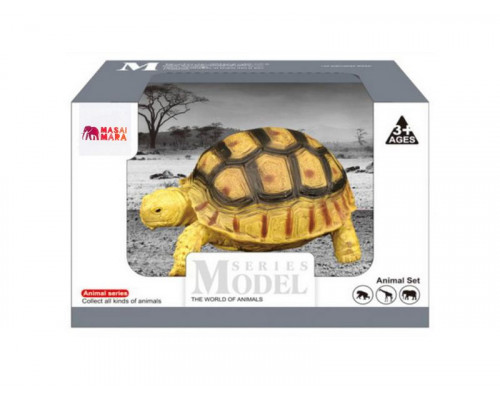 Фигурка игрушка MASAI MARA MM218-375 серии Мир диких животных: рептилия Желтоголовая черепаха
