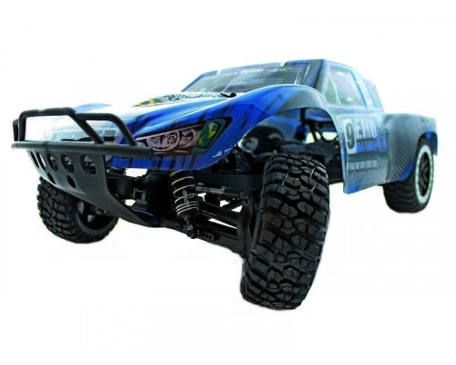 Радиоуправляемый шорт-корс Remo Hobby 9EMU TWINS MOTOR (синий) 4WD 2.4G 1/8 RTR