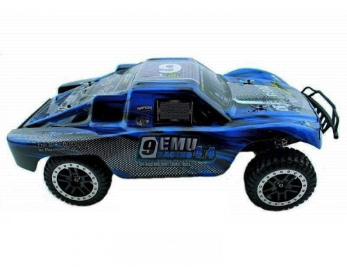 Радиоуправляемый шорт-корс Remo Hobby 9EMU TWINS MOTOR (синий) 4WD 2.4G 1/8 RTR
