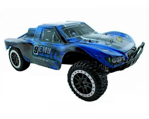 Радиоуправляемый шорт-корс Remo Hobby 9EMU TWINS MOTOR (синий) 4WD 2.4G 1/8 RTR